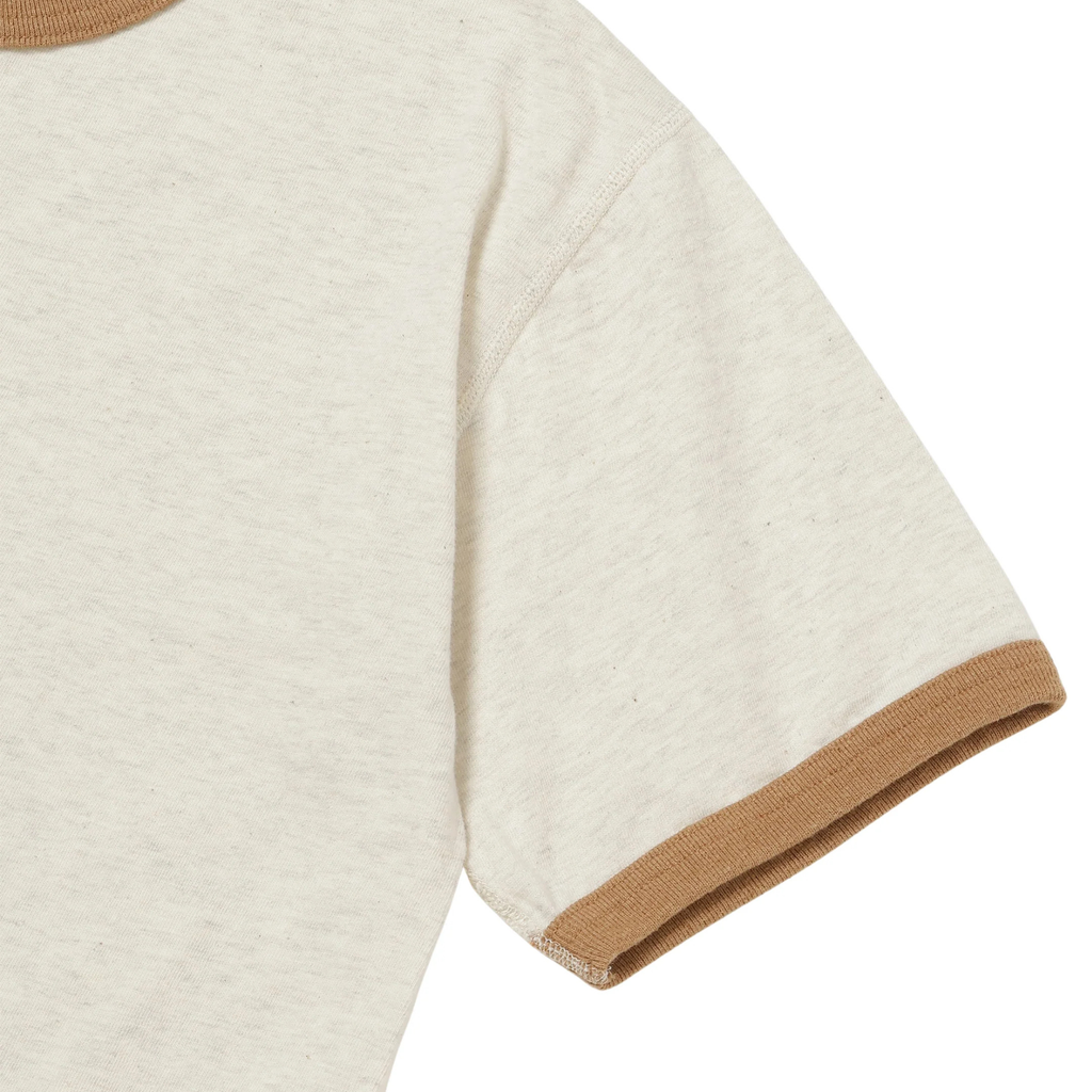 Recycled Cotton Foxfibre® Ringer T - Sand