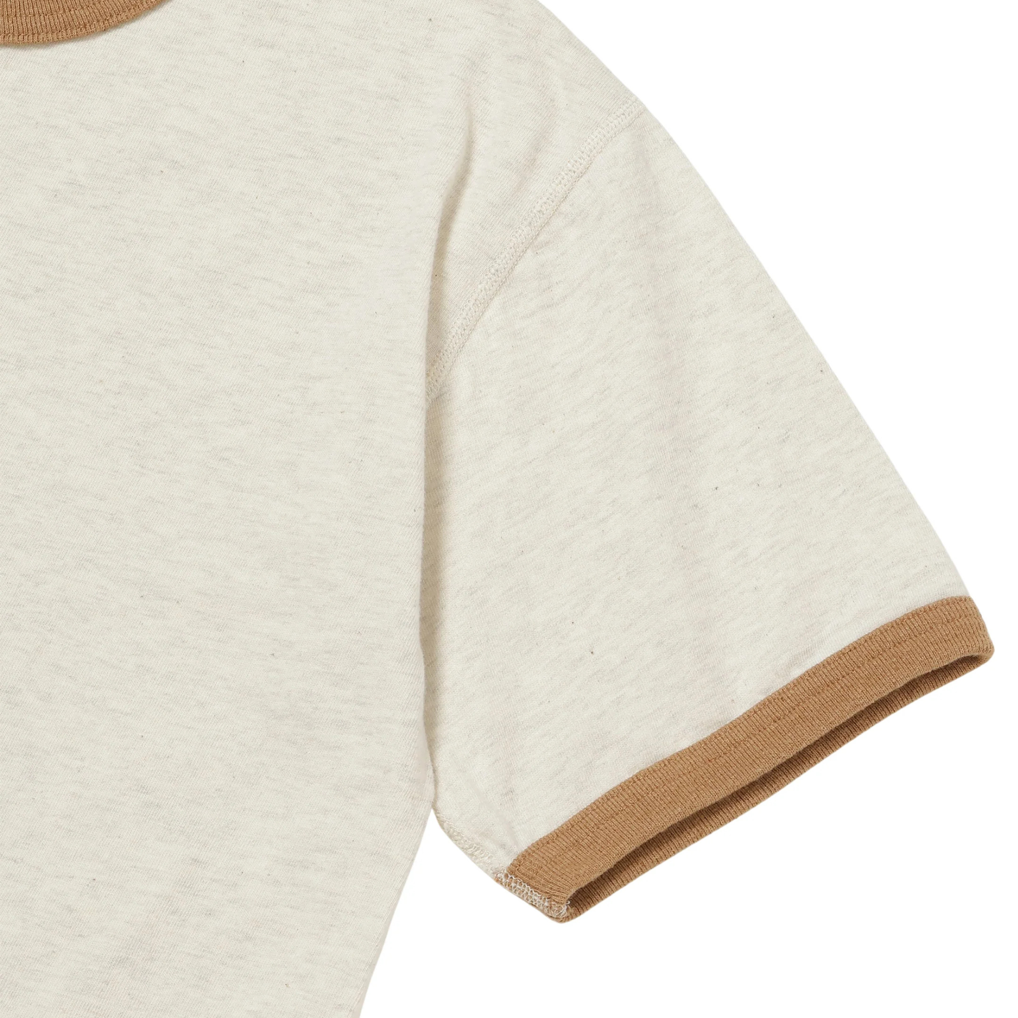 Recycled Cotton Foxfibre® Ringer T - Sand