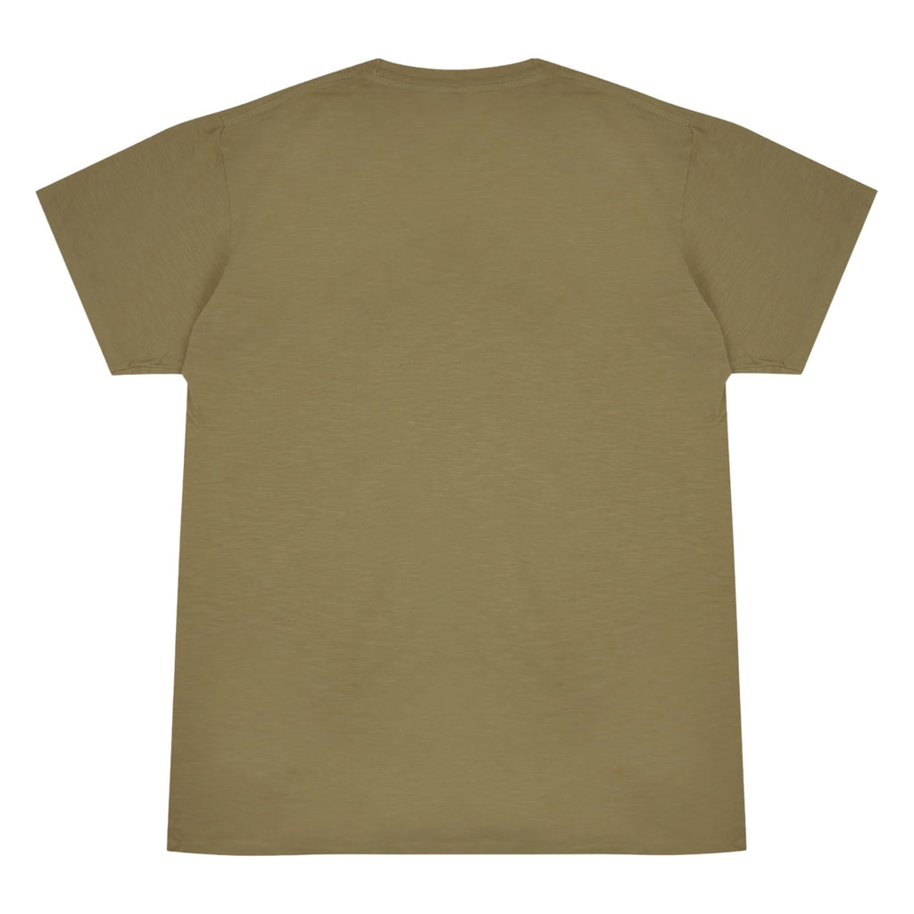 Velva Sheen Rolled Short Sleeve Crew Neck T-Shirt - Olive