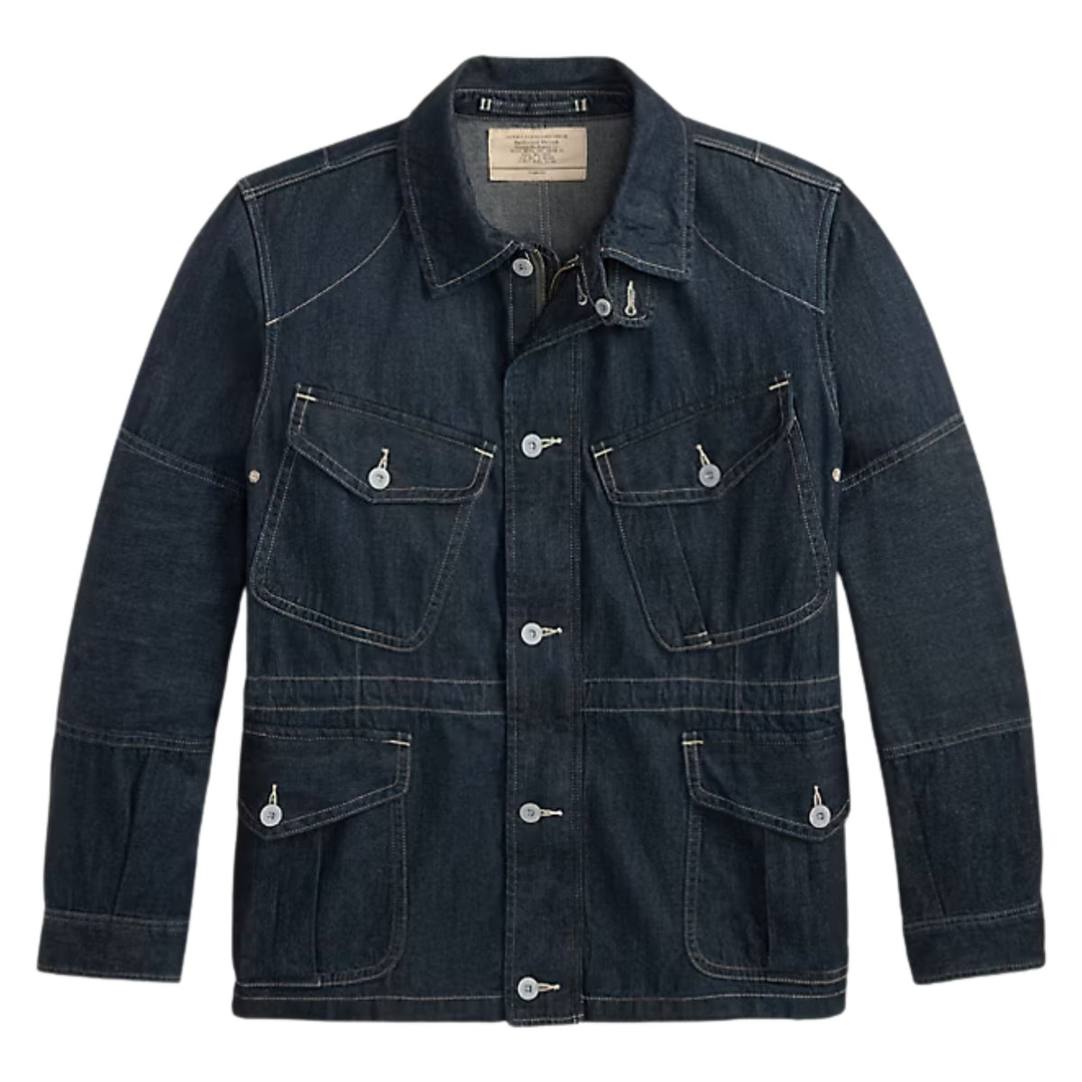 RRL by Ralph Lauren Denim Field Jacket - Blue 782P05-BLU – Stuarts 