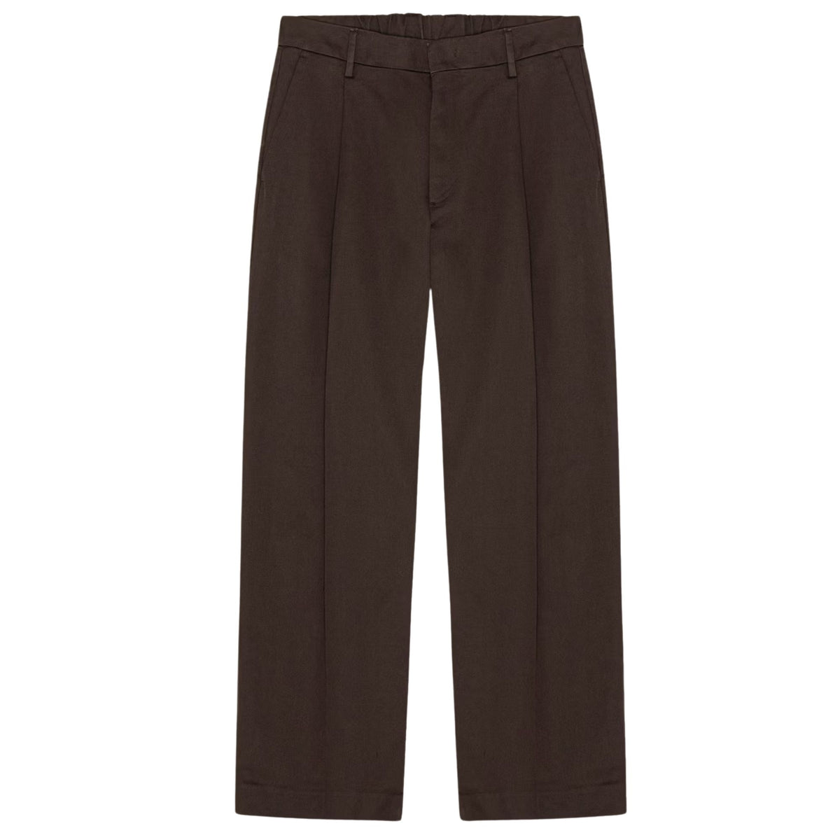 NN07 Kay Pleated Tailored Relaxed Fit Pant - Deep Truffle