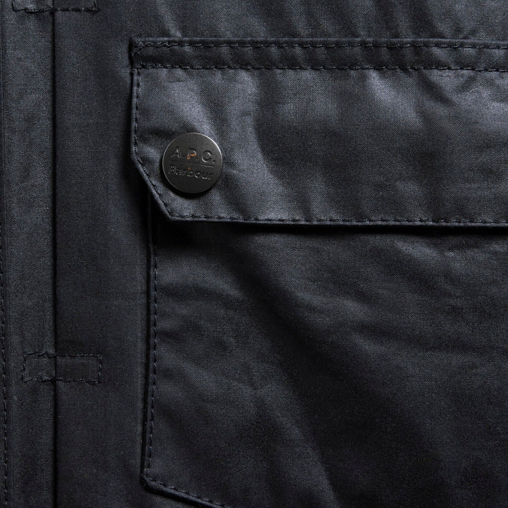 Barbour x A.P.C Beaufort Wax Jacket - Dark Navy