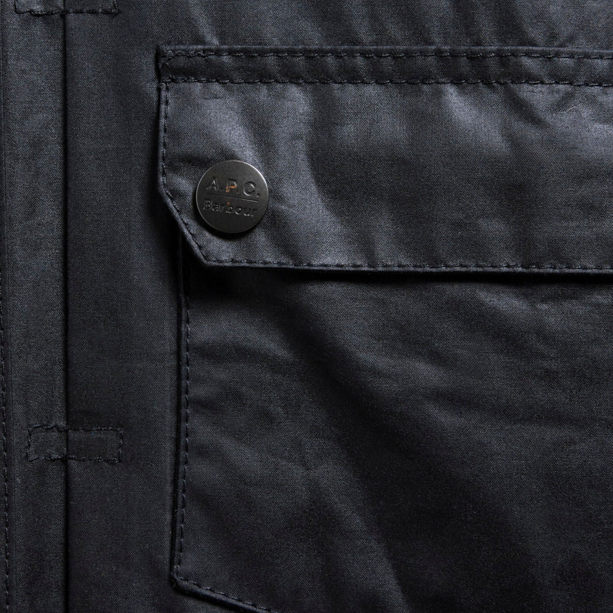 Barbour x A.P.C Beaufort Wax Jacket - Dark Navy