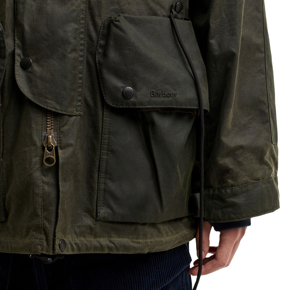 Barbour x Norbit Ripstop Wax Jacket - Olive