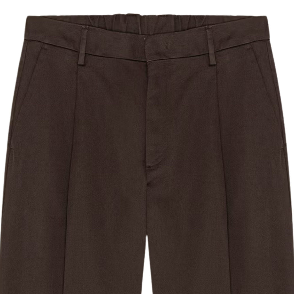 NN07 Kay Pleated Tailored Relaxed Fit Pant - Deep Truffle