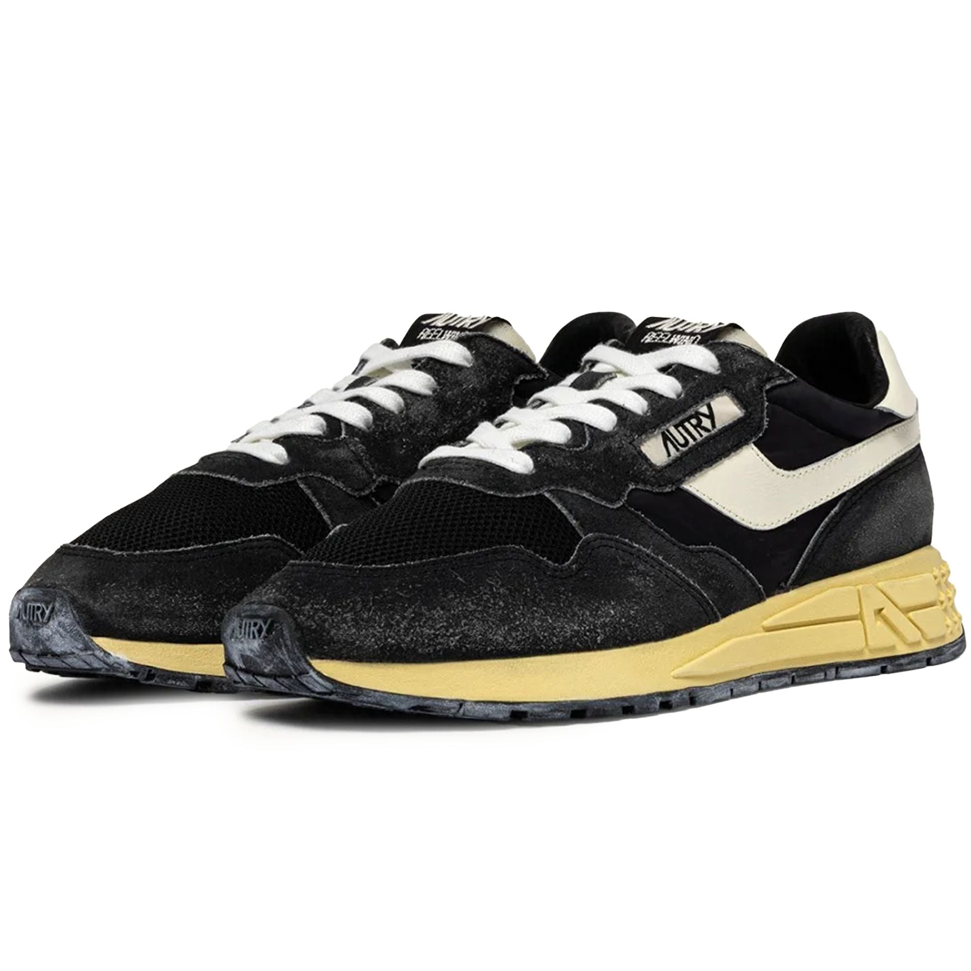Autry Reelwind Low Sneakers - Black Sugar/Marshmallow
