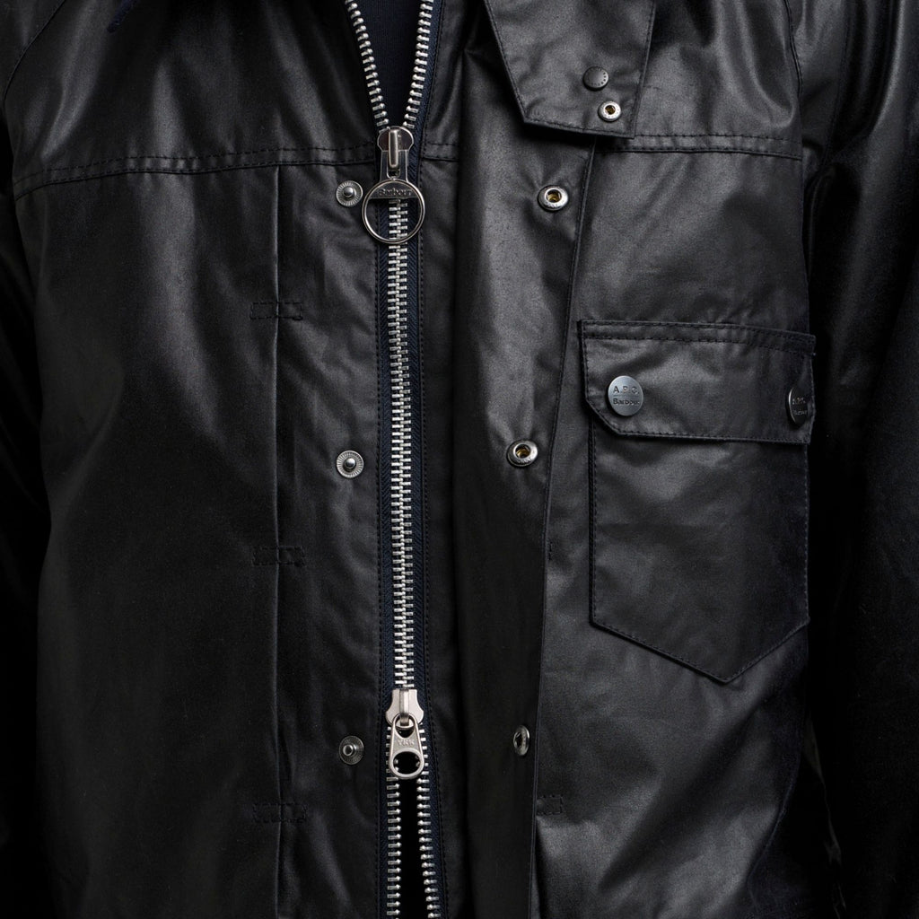 Barbour x A.P.C Beaufort Wax Jacket - Dark Navy