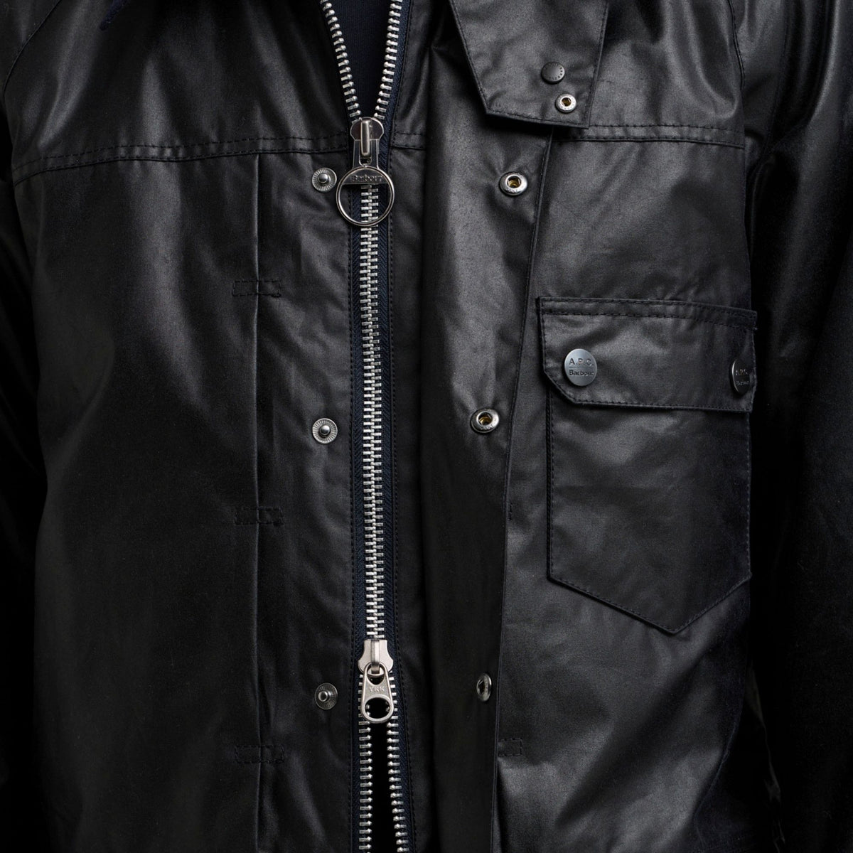 Barbour x A.P.C Beaufort Wax Jacket - Dark Navy