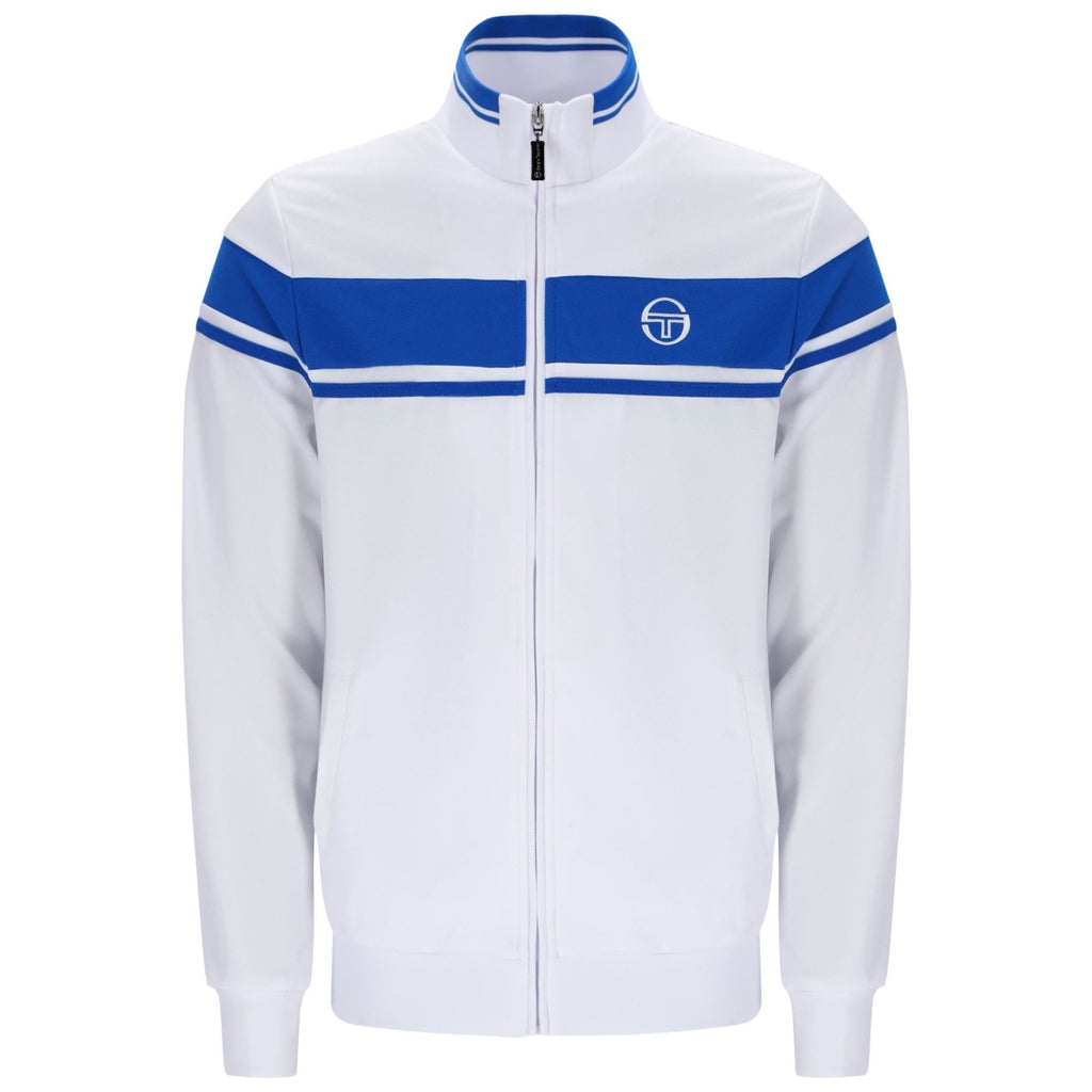 Sergio Tacchini Damarindo Track Top - White/Princess Blue