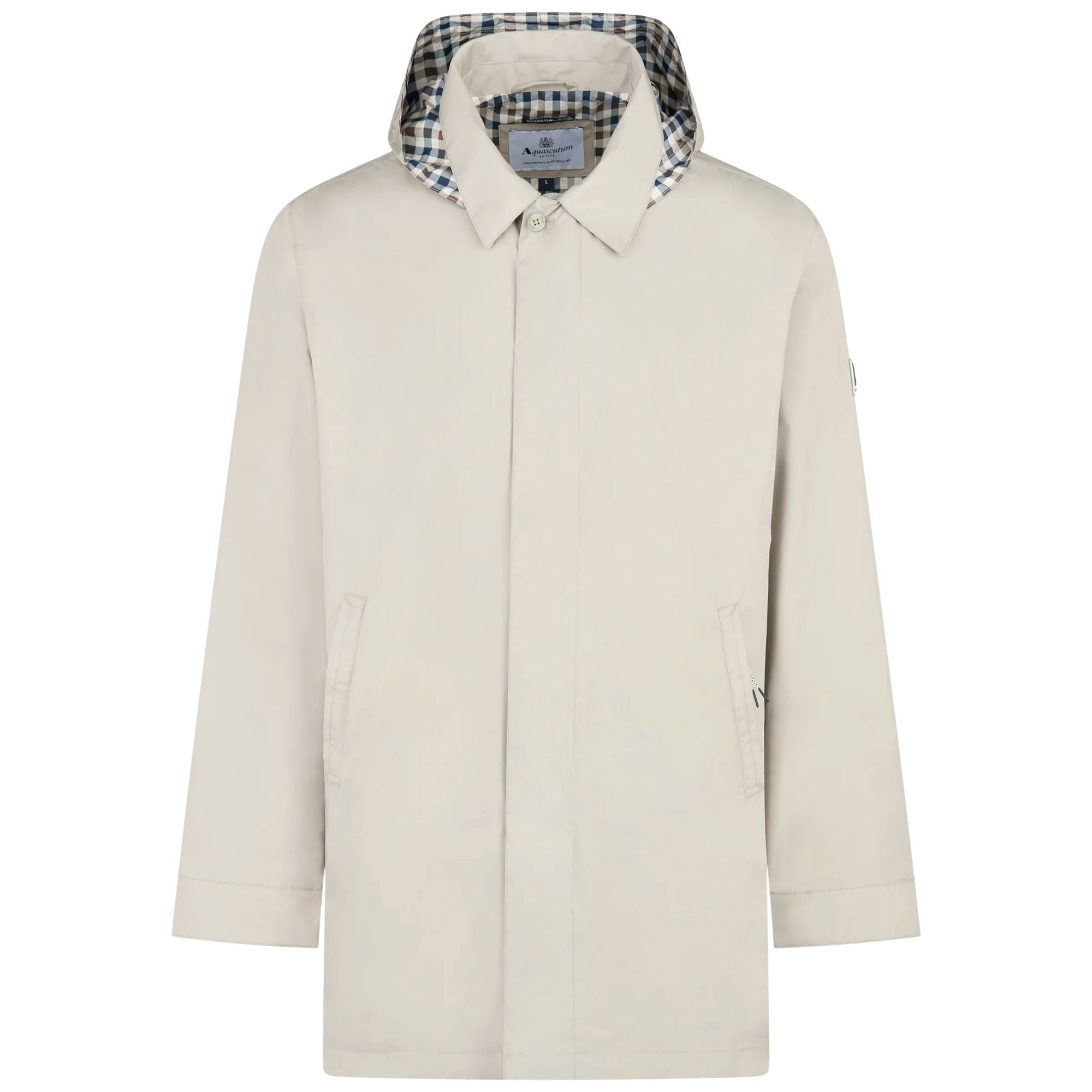 Aquascutum RLG Badge Packable Trench - Beige
