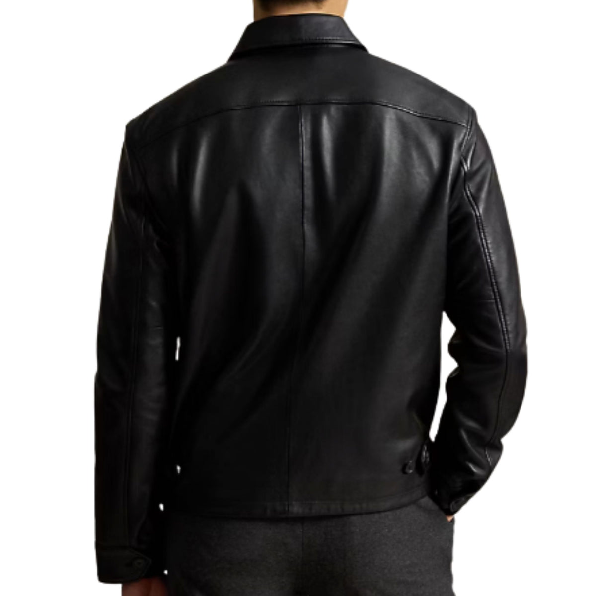 Polo Ralph Lauren The Bayville Leather Jacket - Black