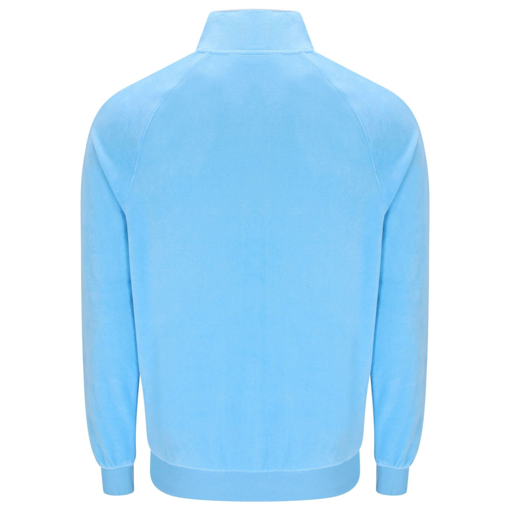 Sergio Tacchini Tasso Velour Track Top - Baltic Sea