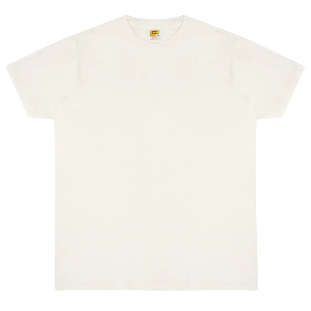 Velva Sheen Rolled Short Sleeve Crew Neck T-Shirt - White