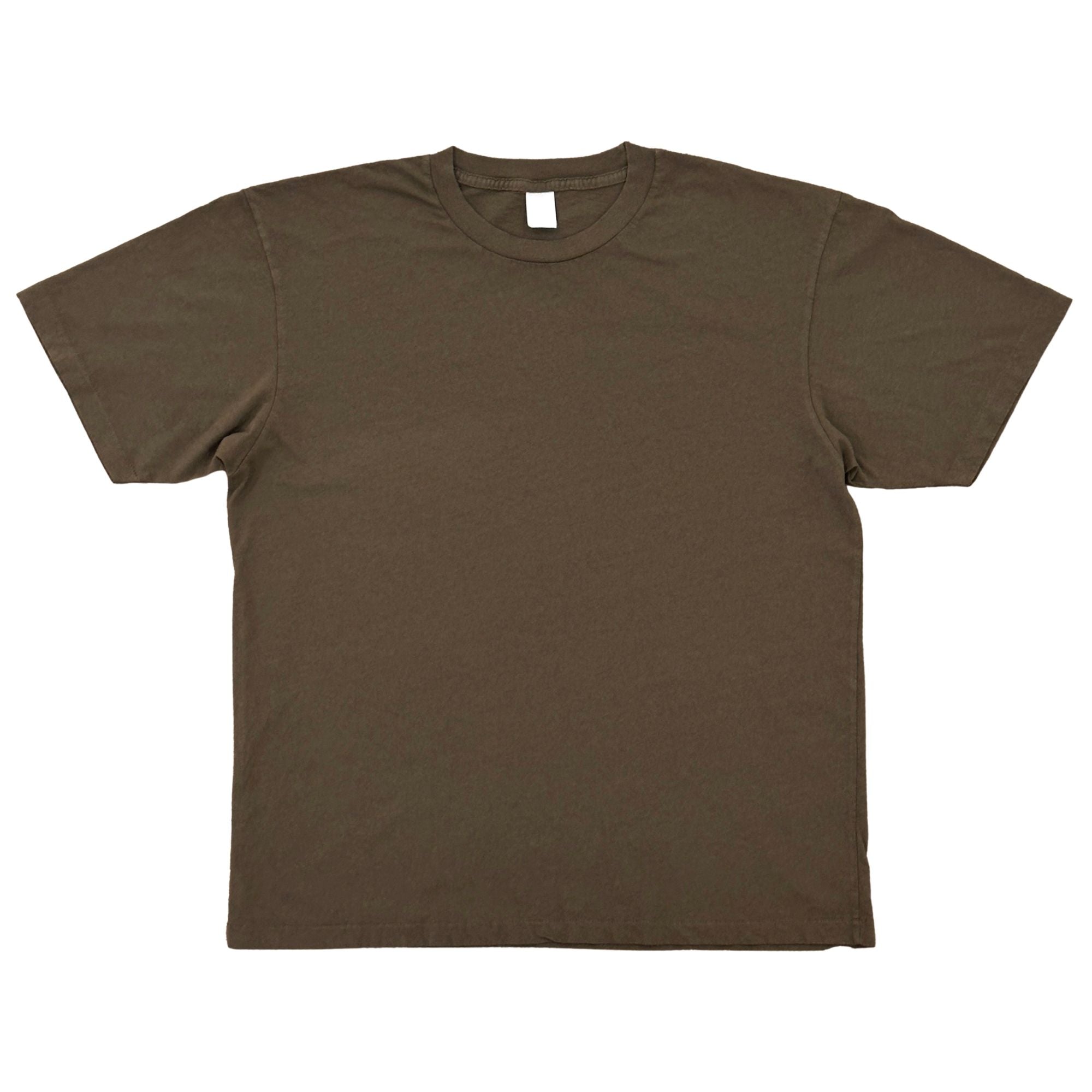 Velva Sheen Blank Short Sleeve Crew Neck T-Shirt - Olive