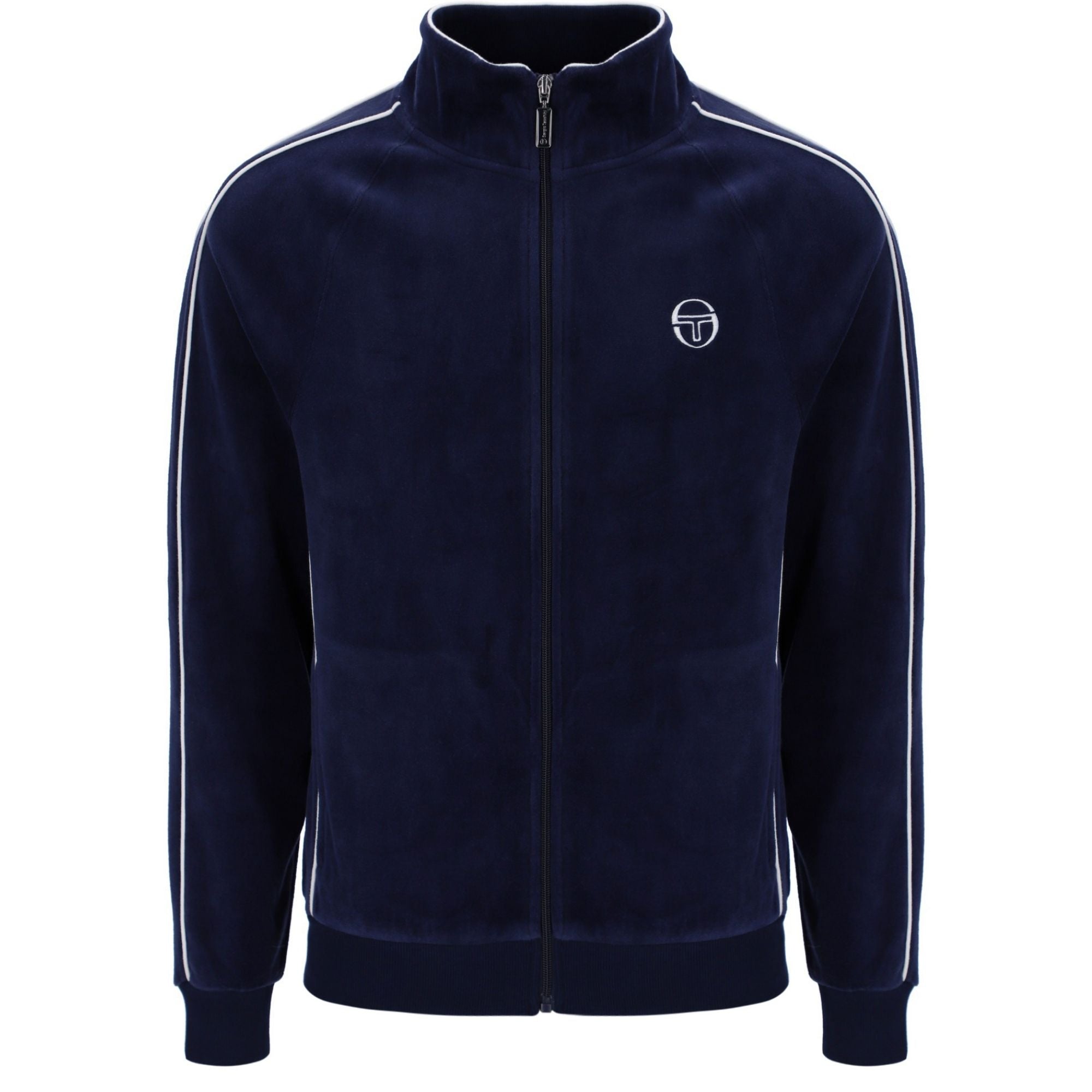 Sergio Tacchini Tasso Velour Track Top - Maritime Blue