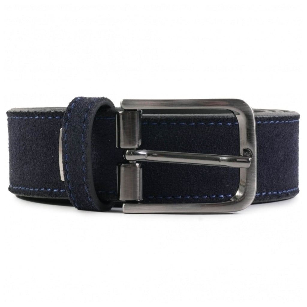 Suede Belt - Navy