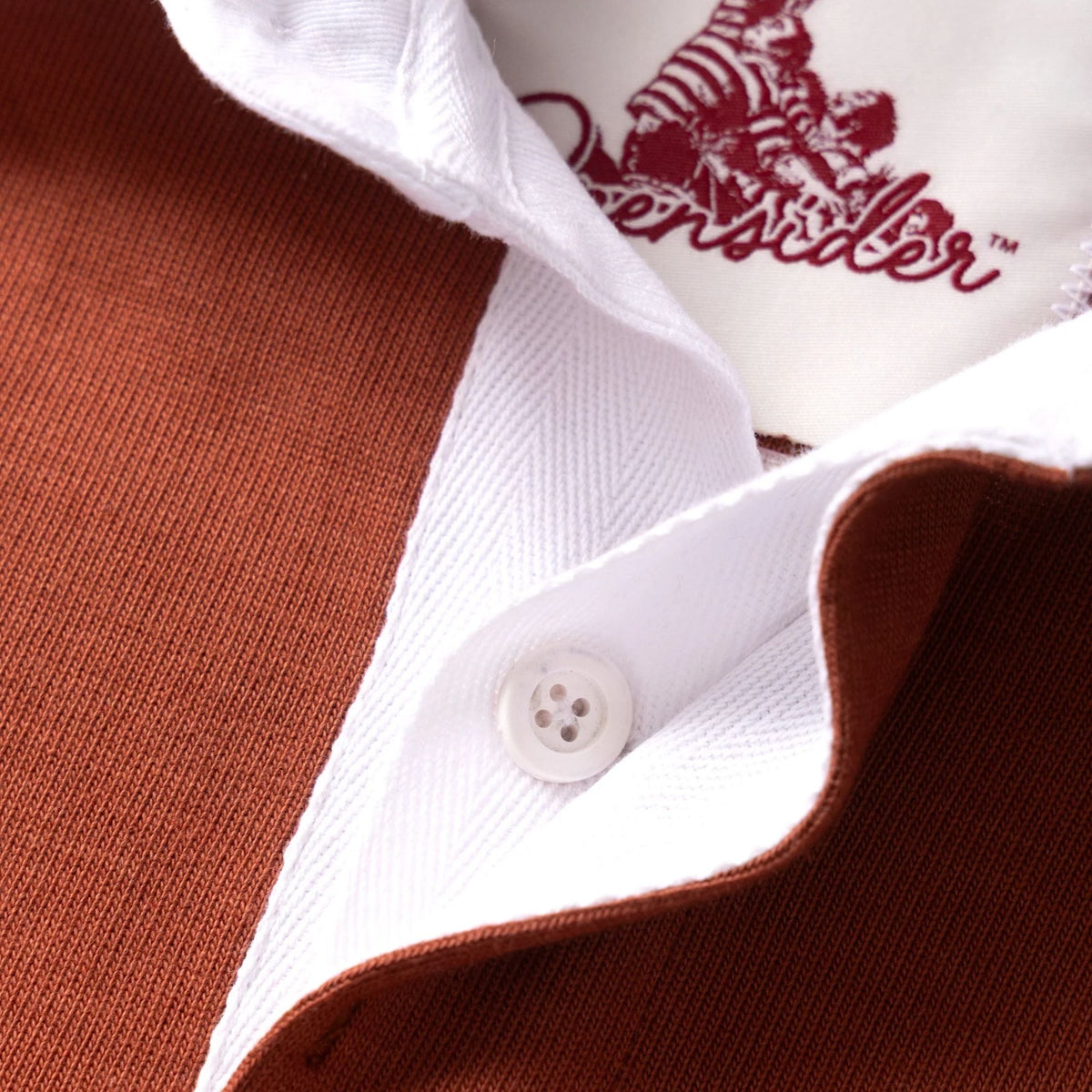 Opensider Classic Rugby Shirt - Clay Tri-Stripe