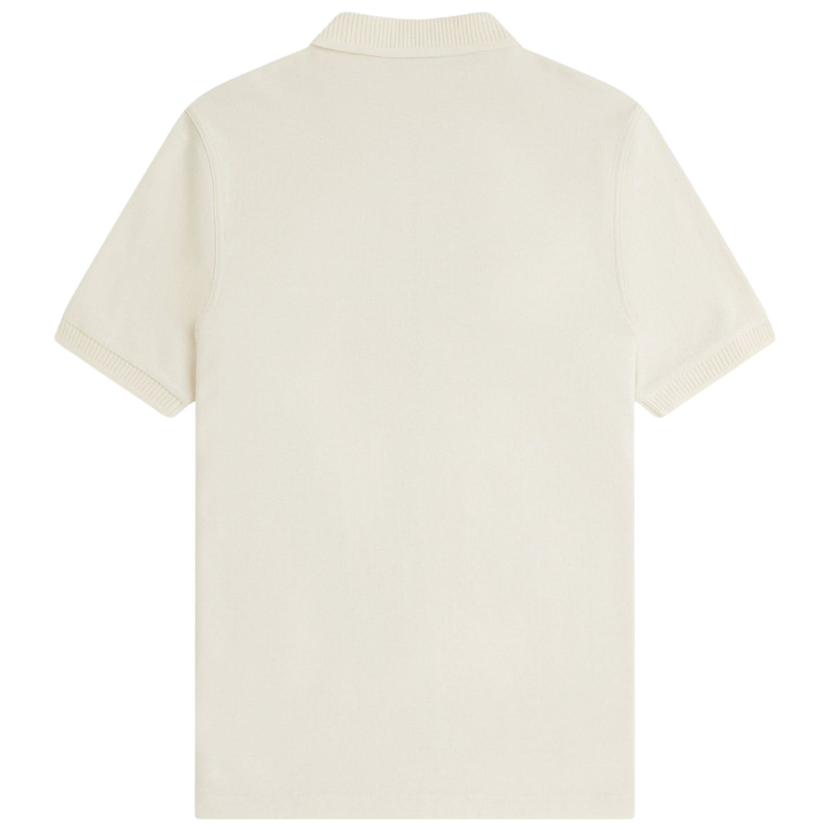 Fred Perry Crepe Pique Polo Shirt - Ecru