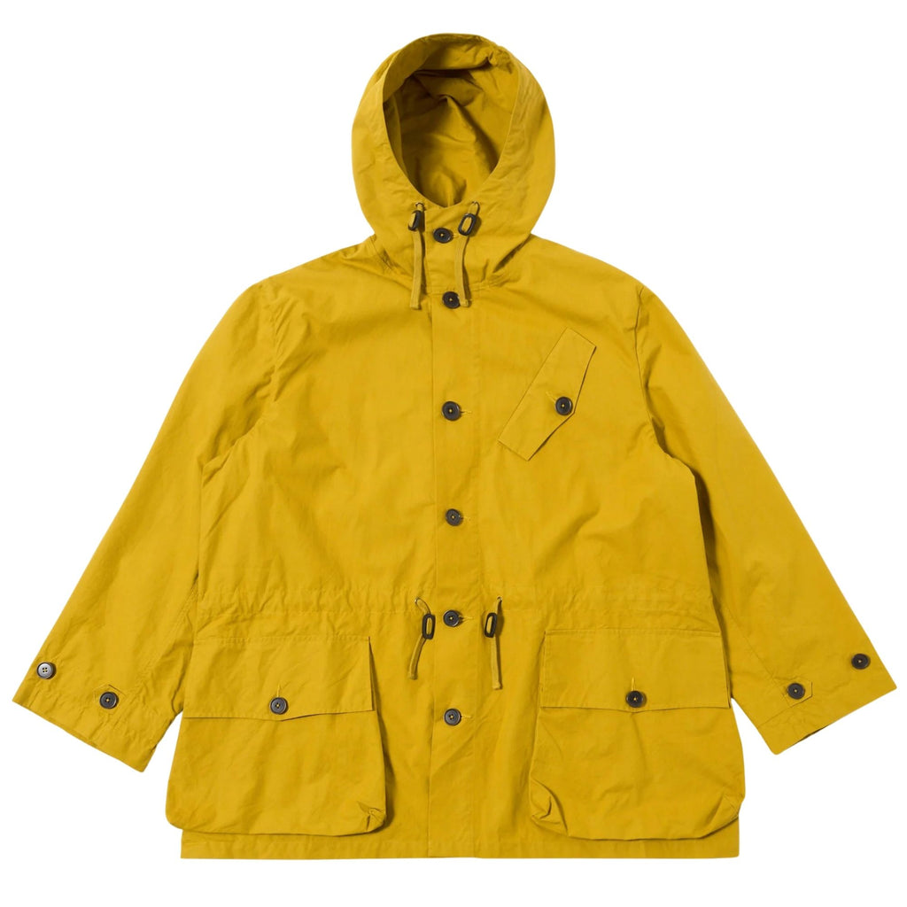 Universal Works British Wax Cotton Boston Parka - Yellow