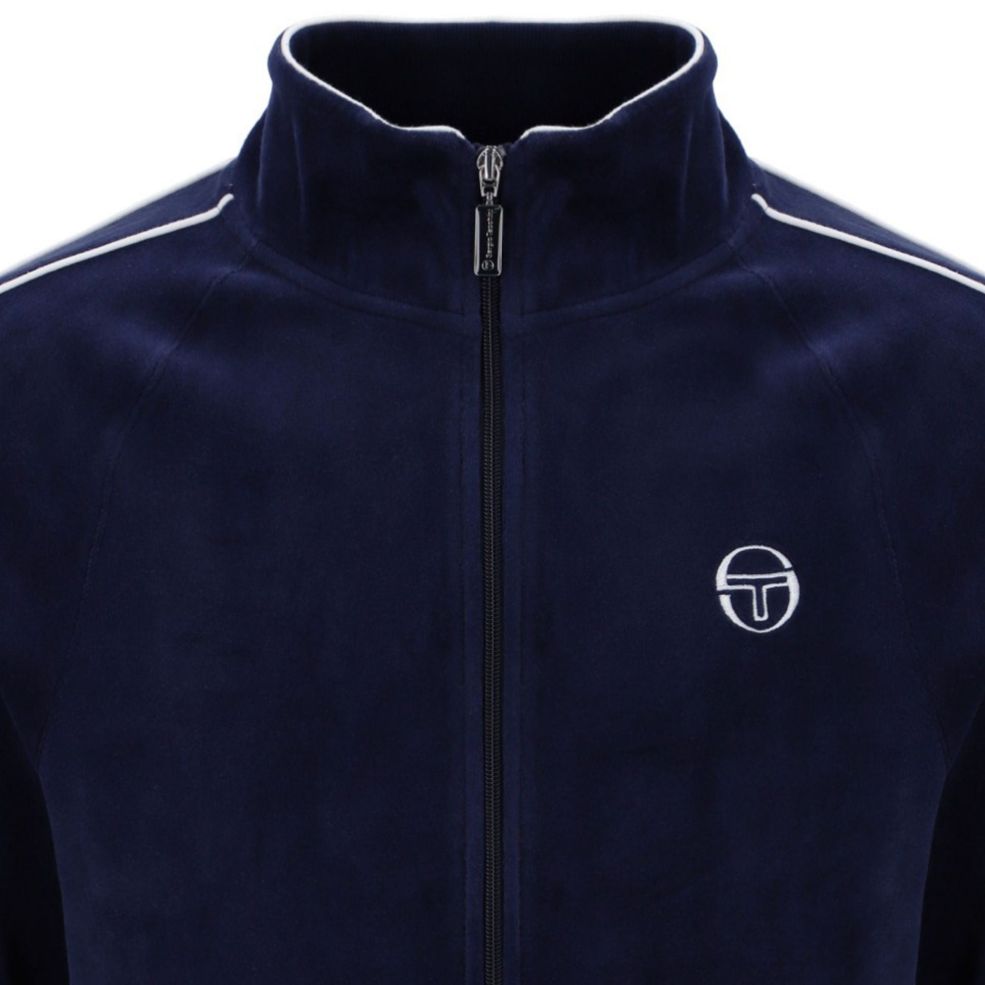Sergio Tacchini Tasso Velour Track Top - Maritime Blue