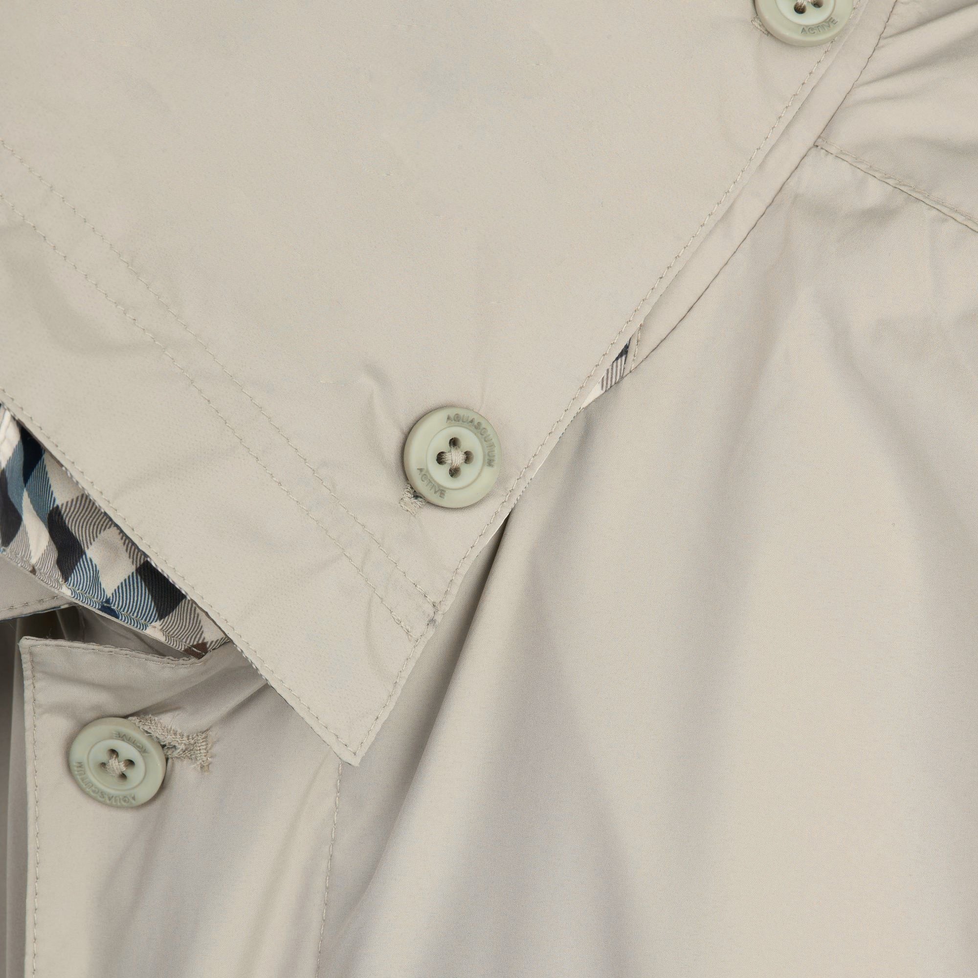 Aquascutum RLG Badge Packable Trench - Beige