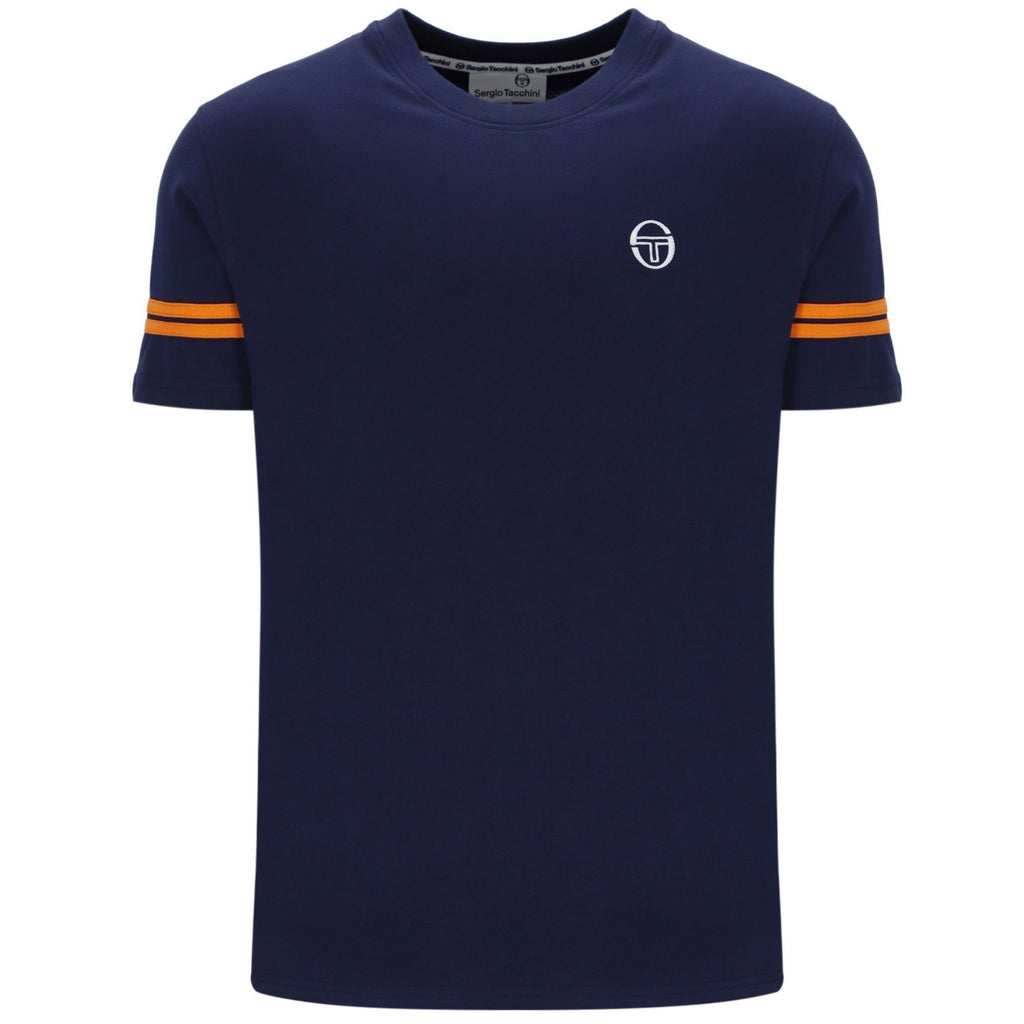 Sergio Tacchini Grello Crew Neck T-Shirt - Maritime Blue