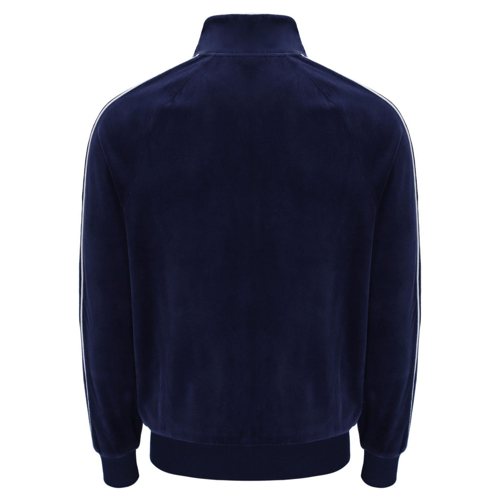 Sergio Tacchini Tasso Velour Track Top - Maritime Blue