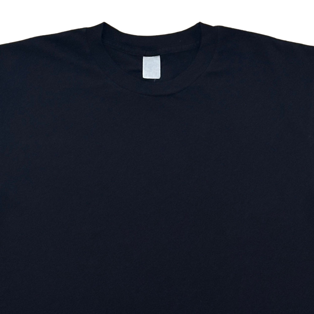 Velva Sheen Blank Short Sleeve Crew Neck T-Shirt - Black