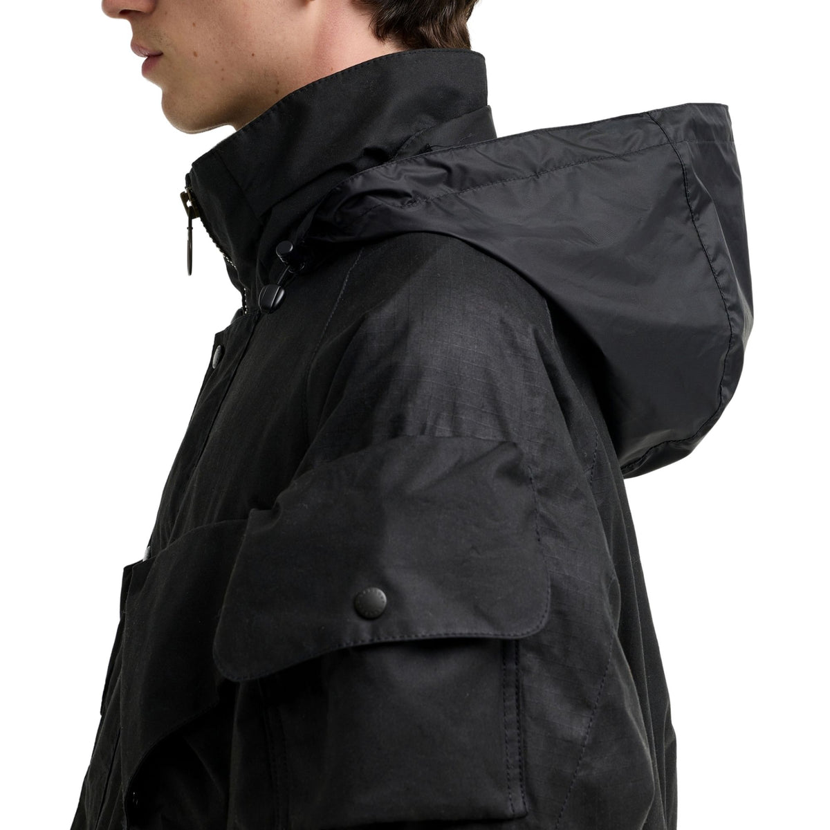 Barbour x Norbit Ripstop Wax Jacket - Black