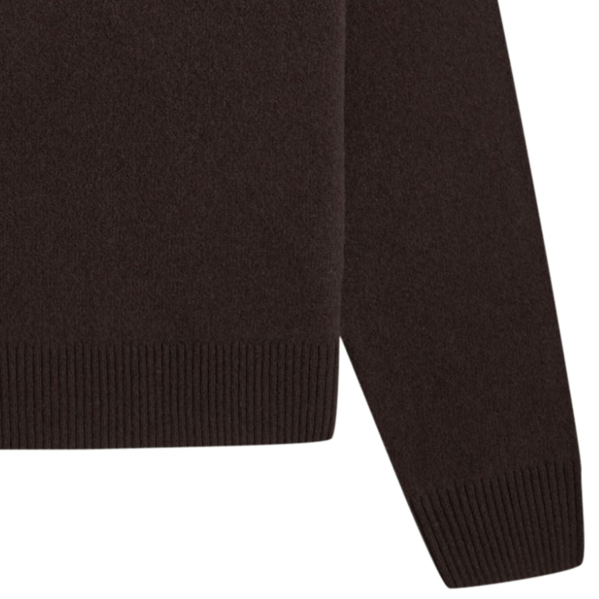 Fred Perry Merino Wool Jumper - Rich Brown