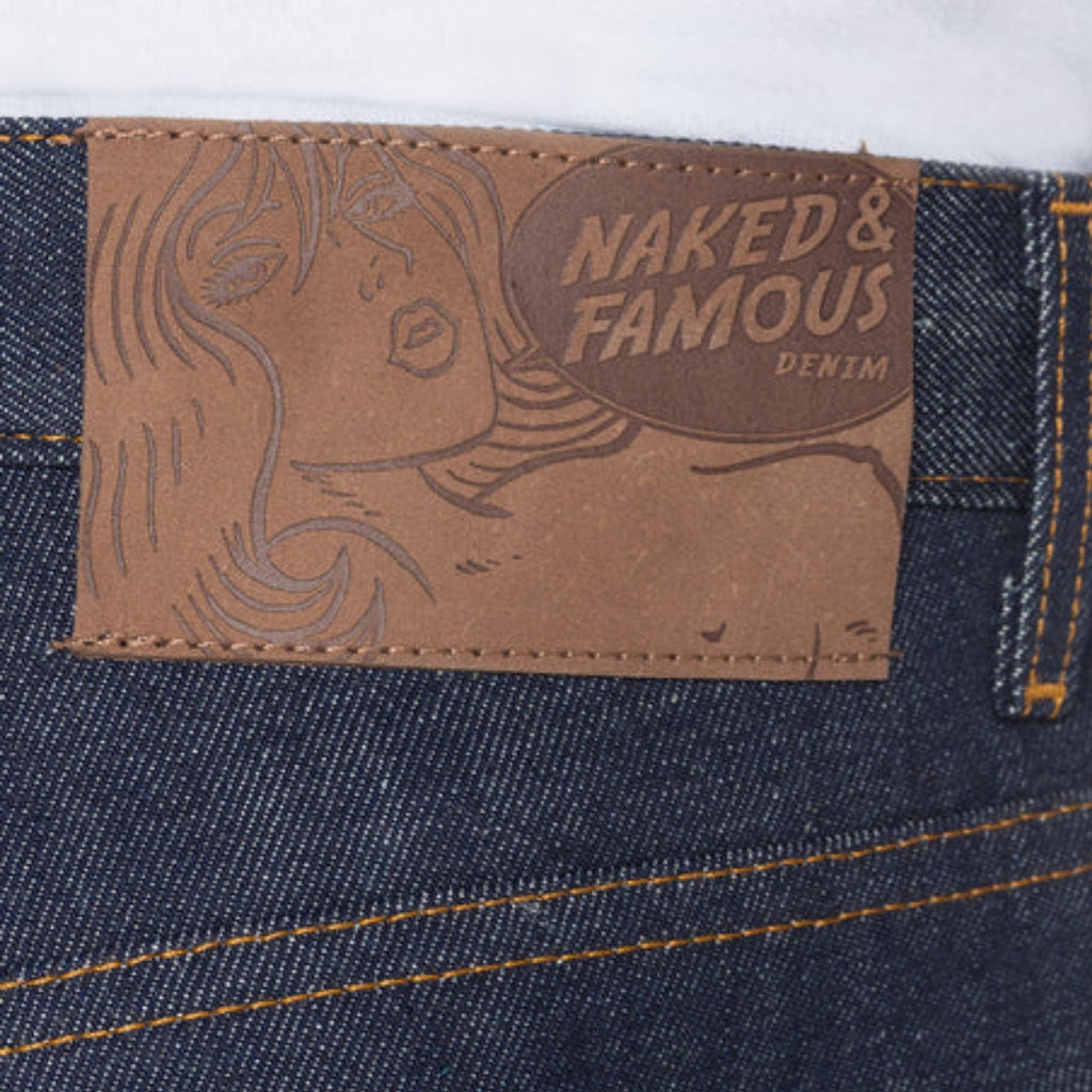 Weird Guy Dirty Fade Denim Jeans - Indigo