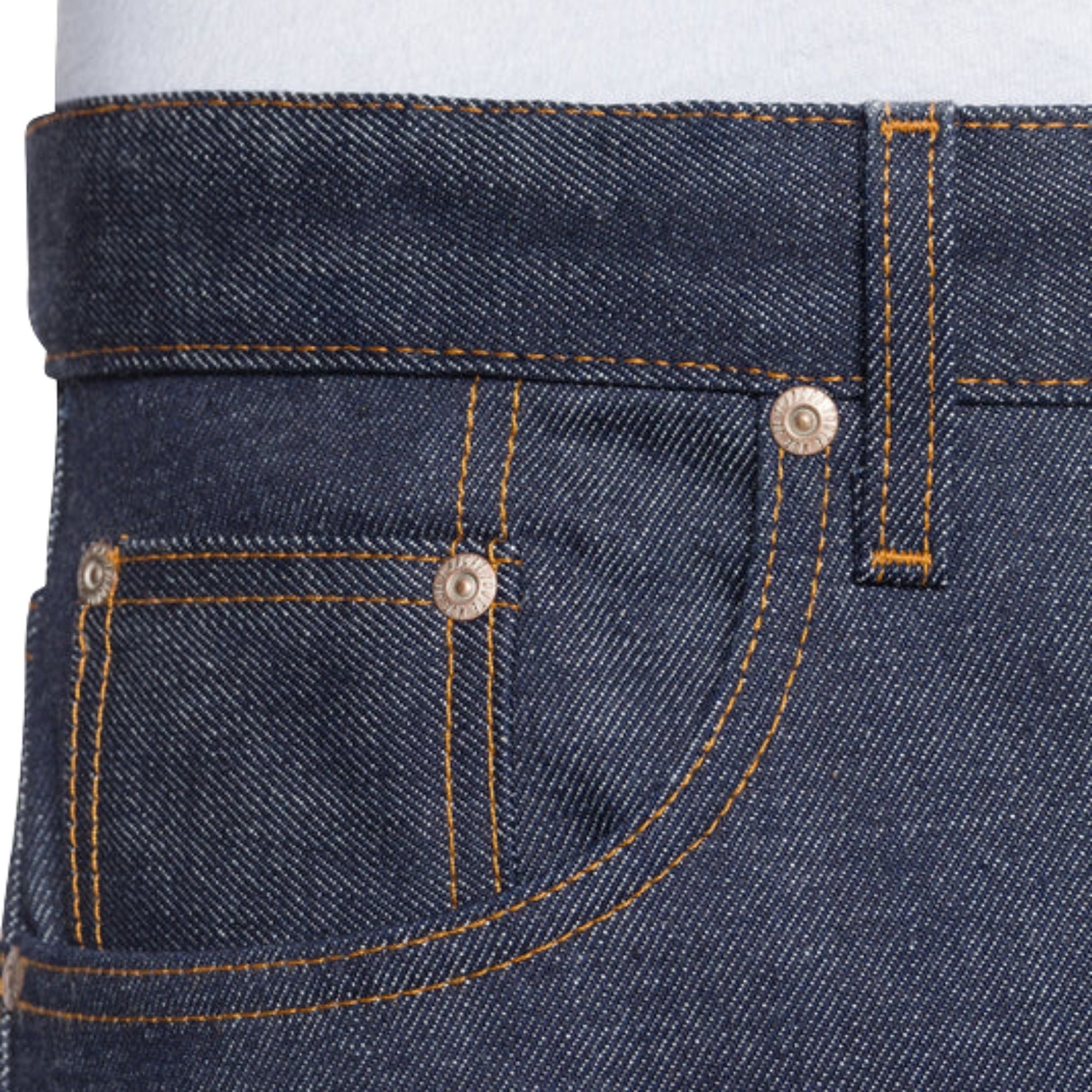 Weird Guy Dirty Fade Denim Jeans - Indigo