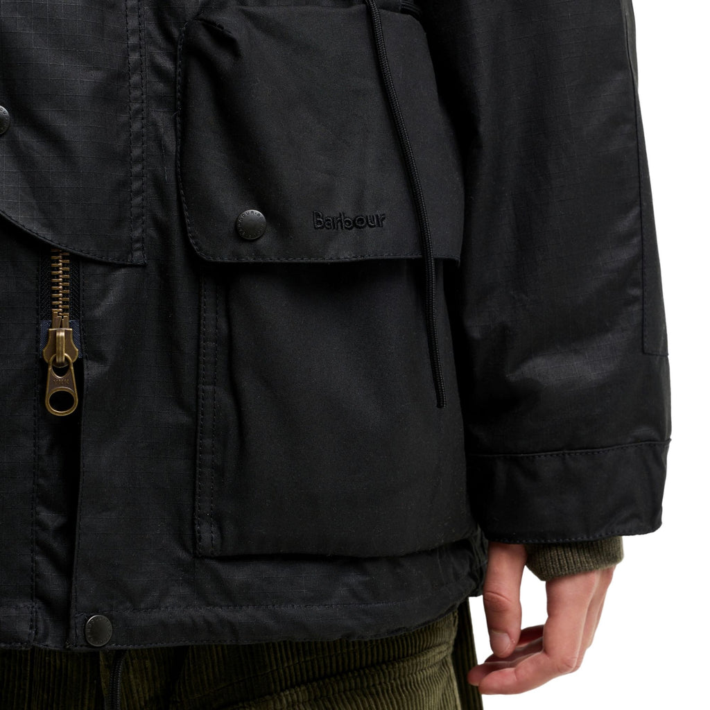 Barbour x Norbit Ripstop Wax Jacket - Black