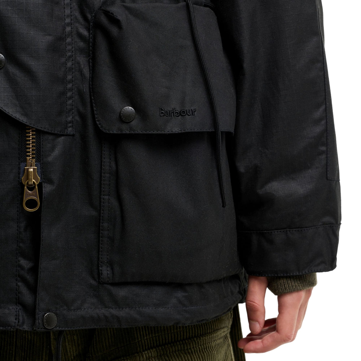 Barbour x Norbit Ripstop Wax Jacket - Black