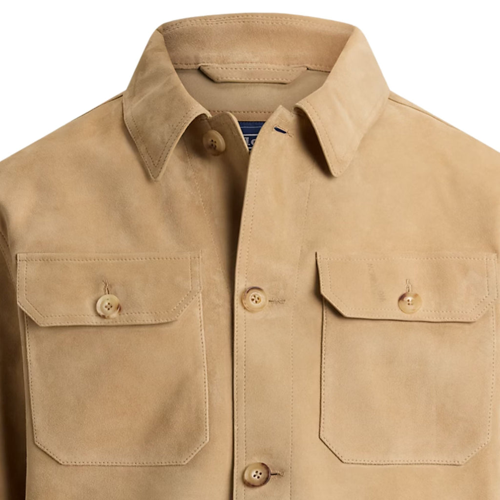 Polo Ralph Lauren	The Ashdale Suede Shacket - Tan