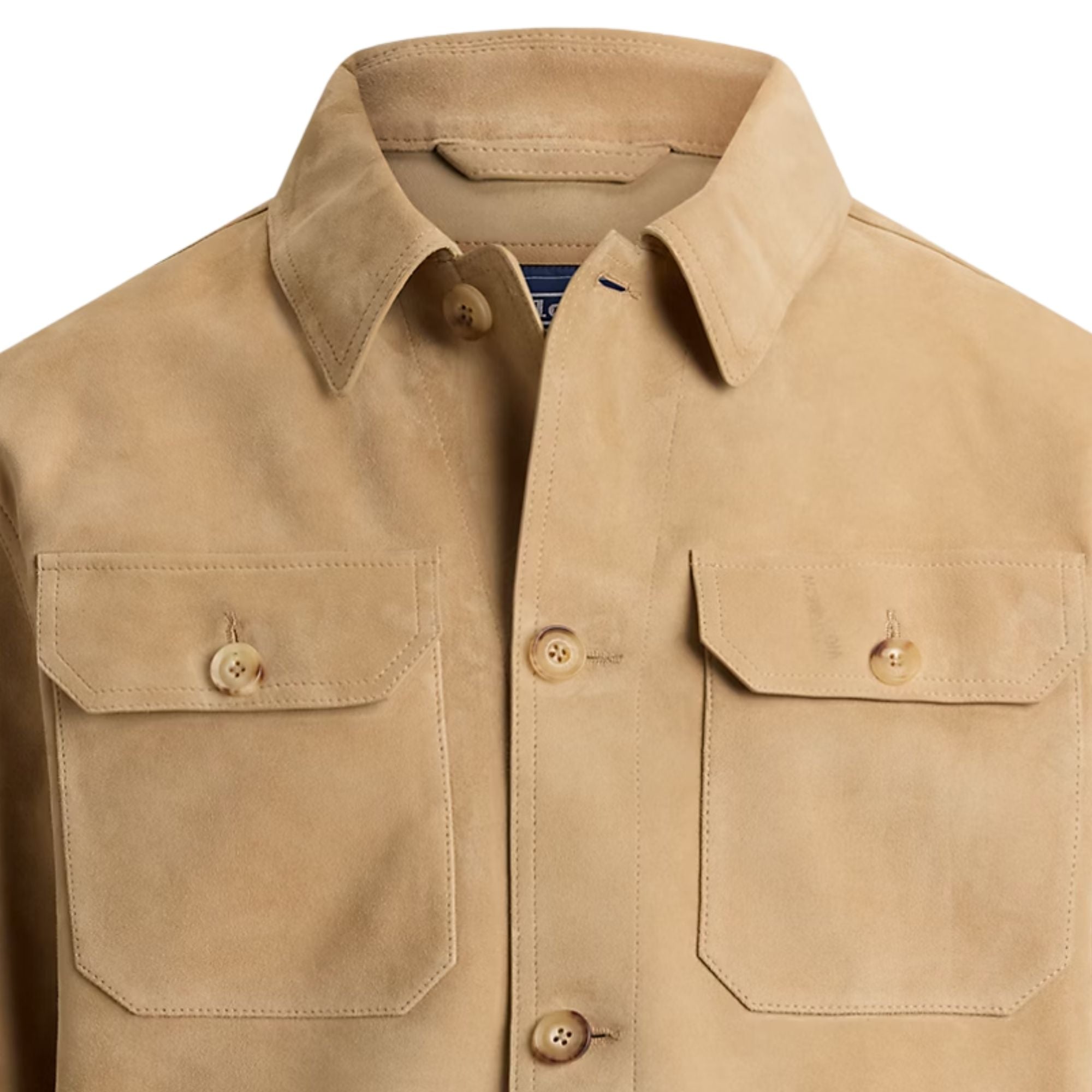 Polo Ralph Lauren	The Ashdale Suede Shacket - Tan
