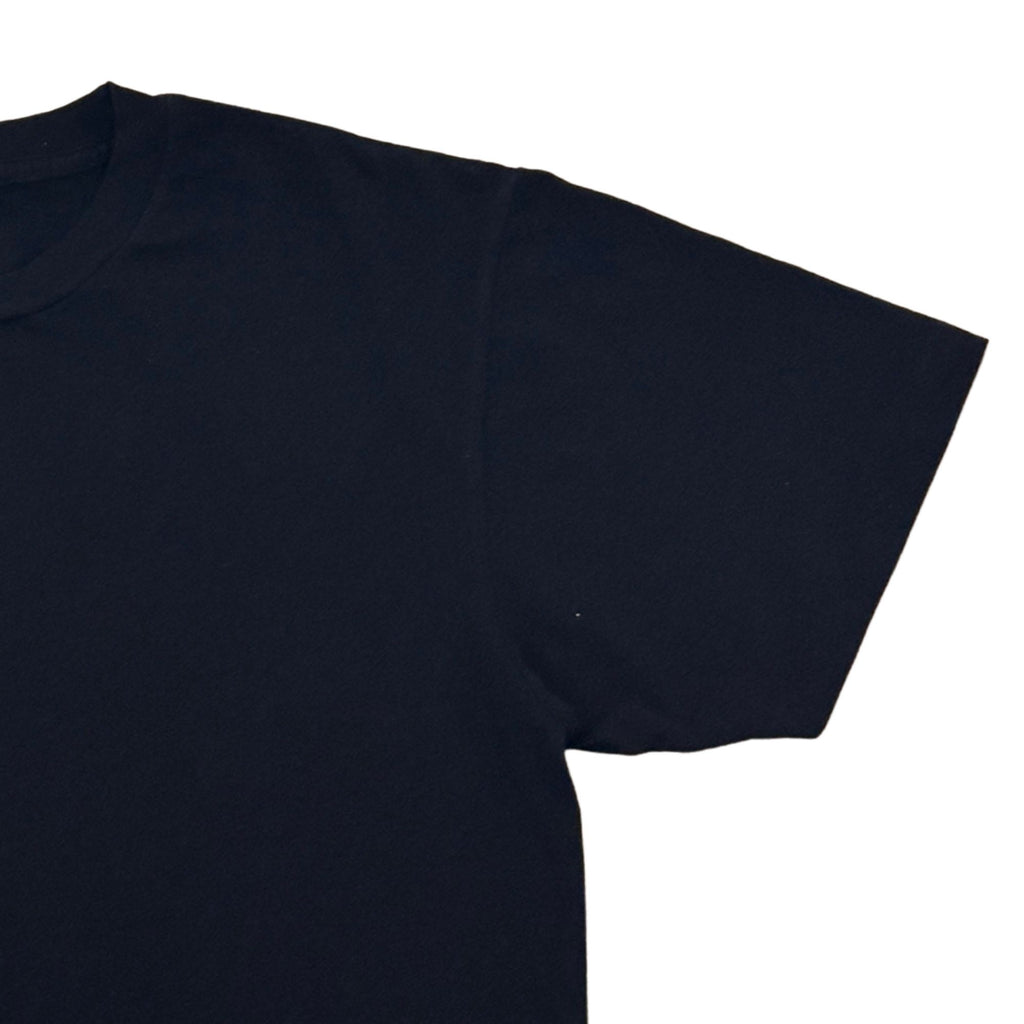 Velva Sheen Blank Short Sleeve Crew Neck T-Shirt - Black