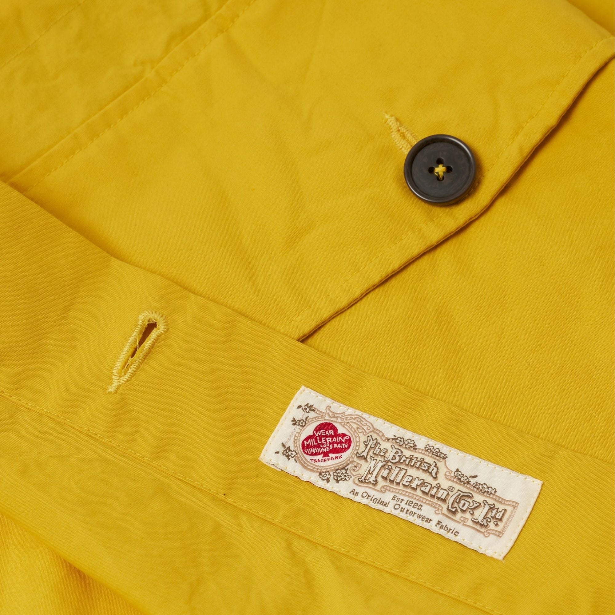 Universal Works British Wax Cotton Boston Parka - Yellow