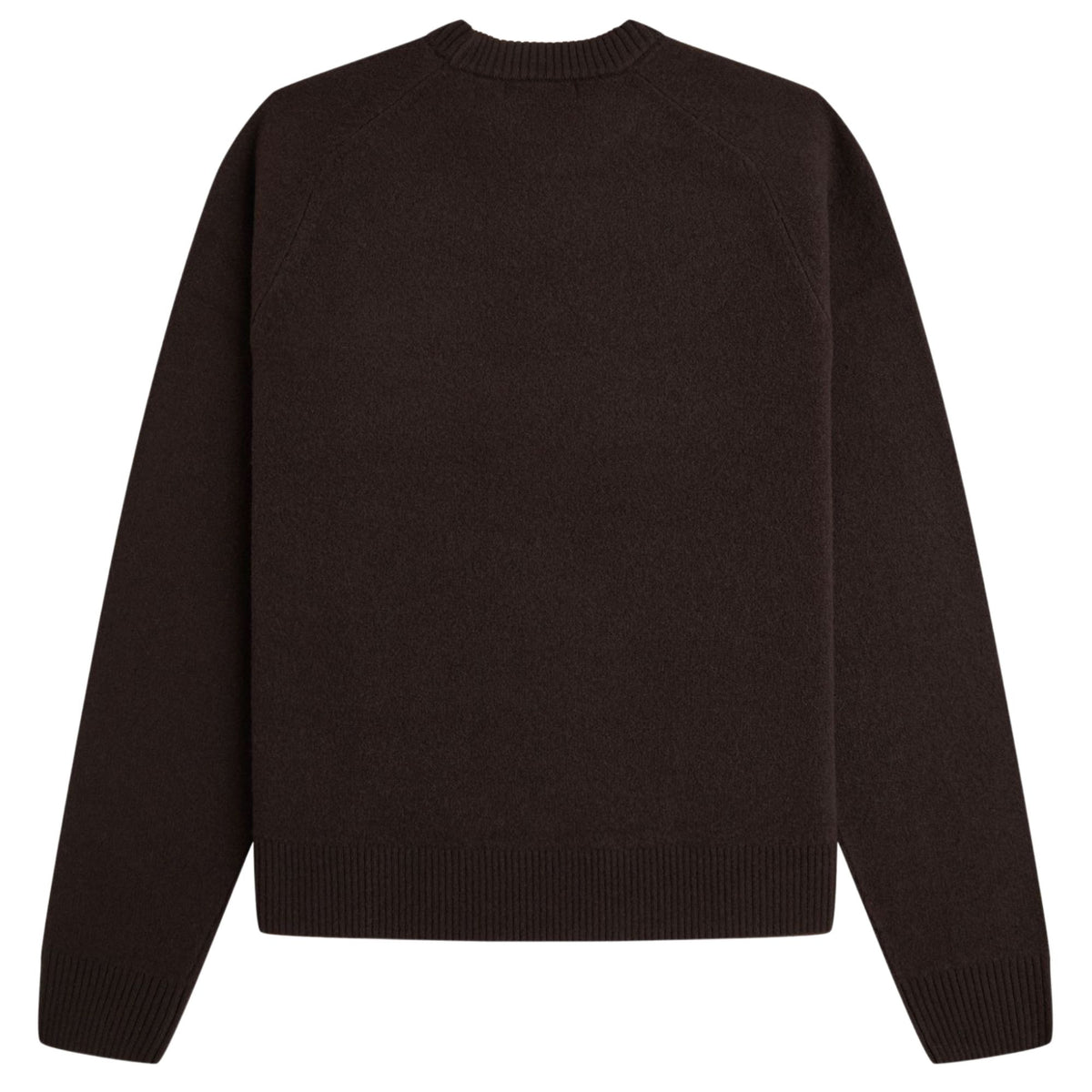 Fred Perry Merino Wool Jumper - Rich Brown