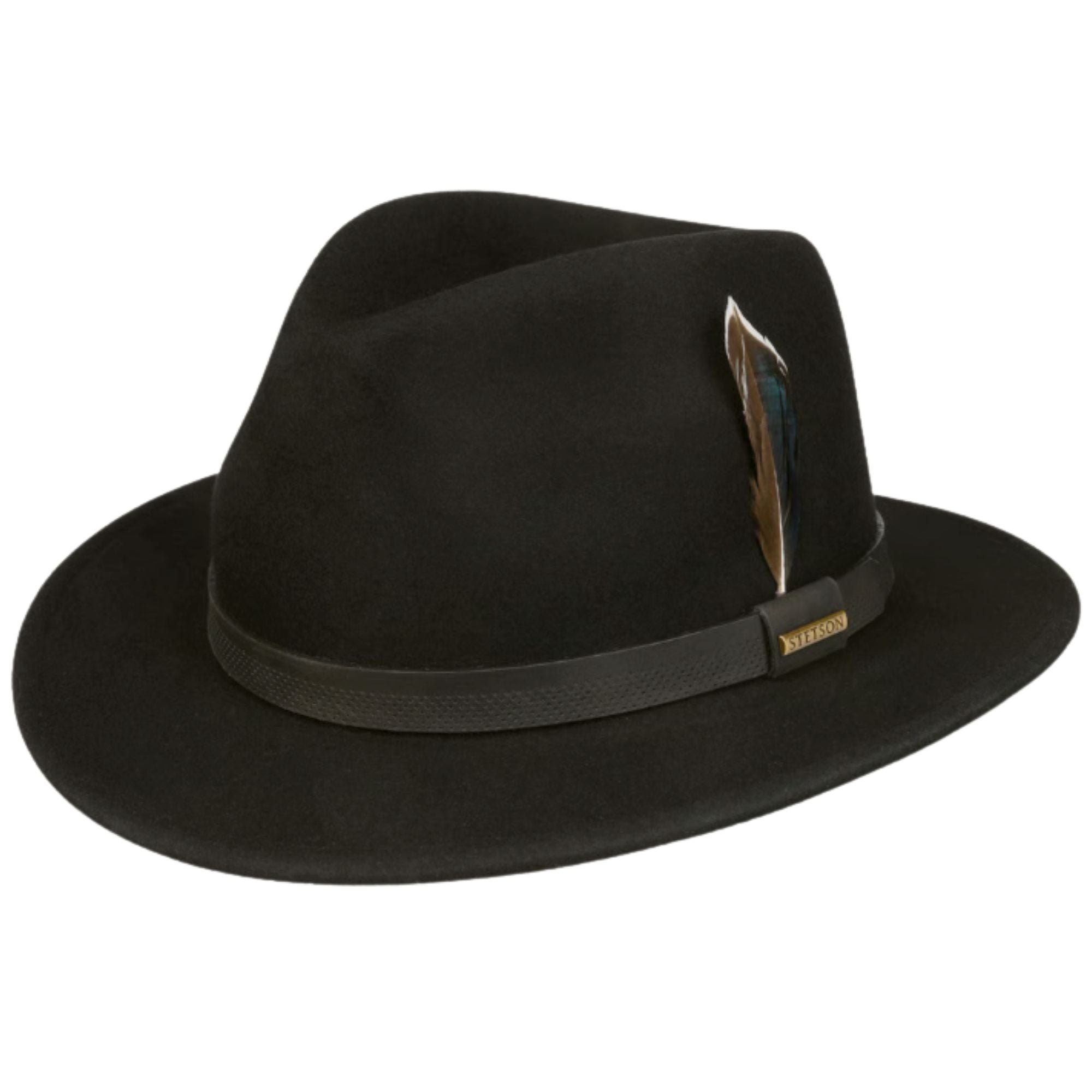 Stetson Hats Boynton Traveller Wool Hat - Black 2528145-1