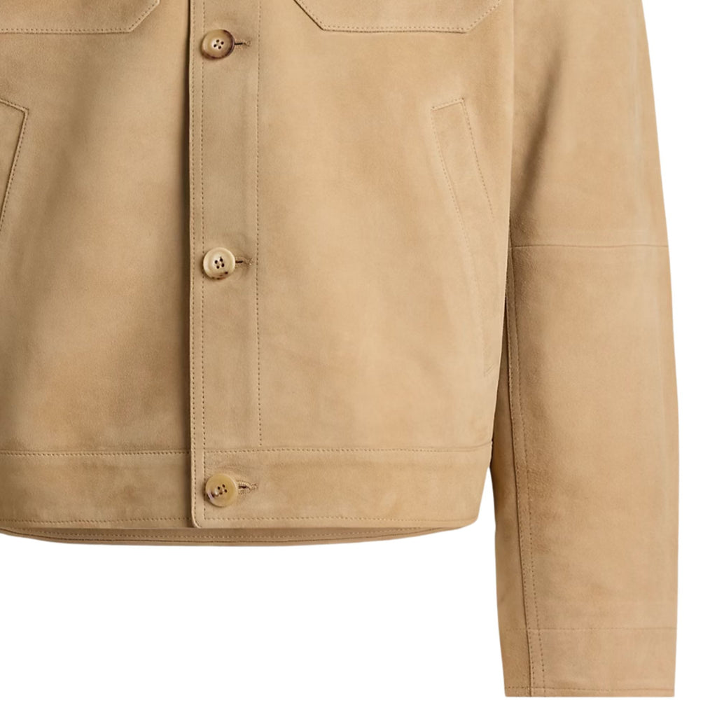 Polo Ralph Lauren	The Ashdale Suede Shacket - Tan