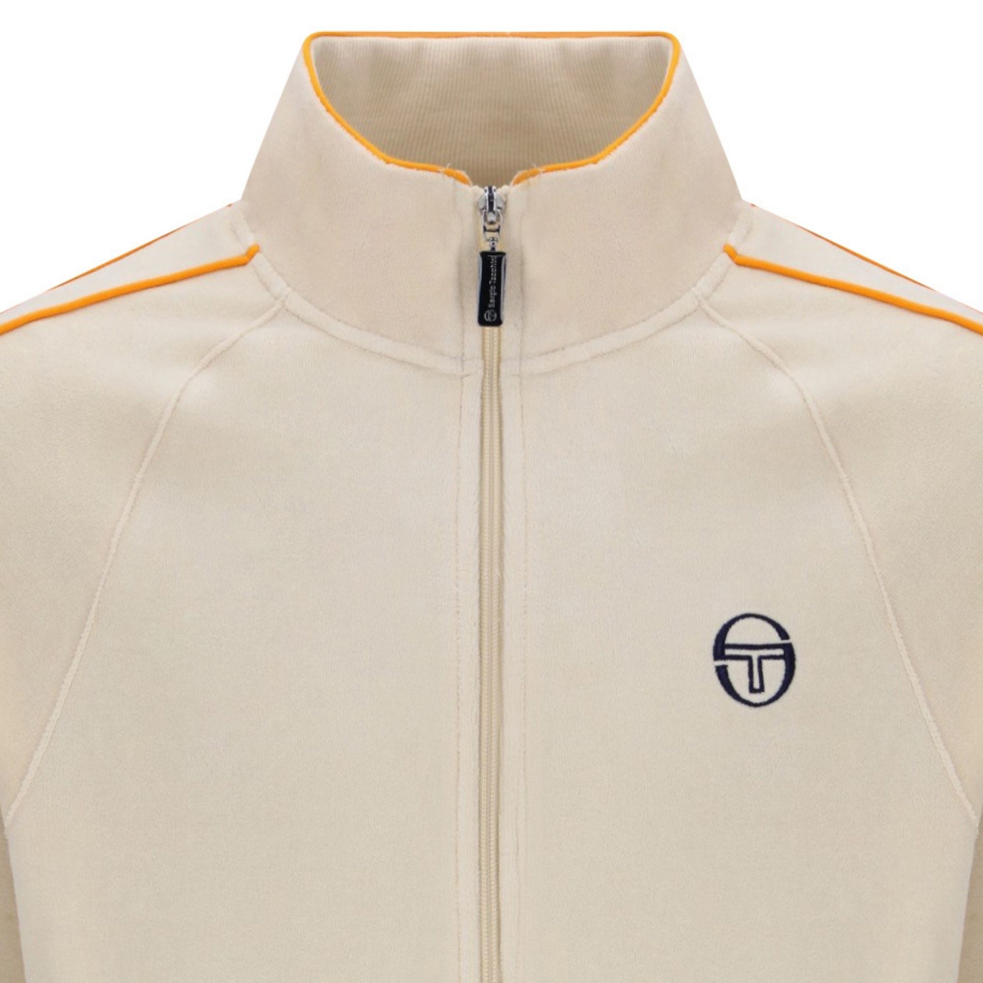 Sergio Tacchini Tasso Velour Track Top - Sandshell