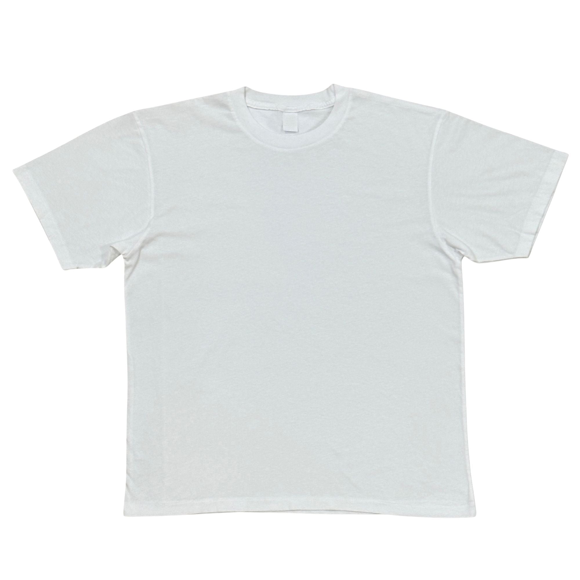 Velva Sheen Blank Short Sleeve Crew Neck T-Shirt - White