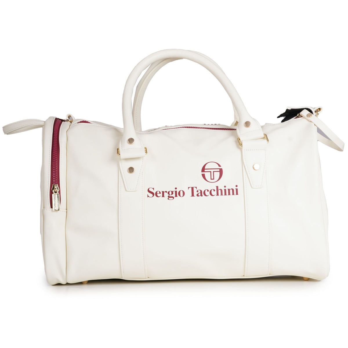 Sergio Tacchini x Stuarts x Stuarts Jorno Gym Holdall - Buttercream/Merlot