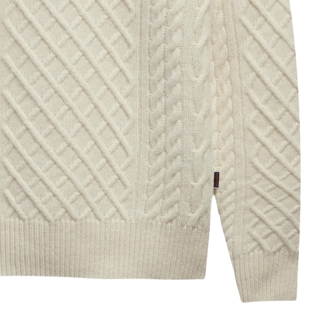 Sebago Flemish Irish Cable-Knit Sweater - White Antique