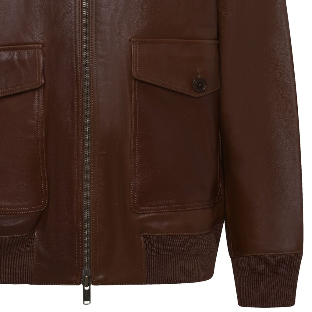 Baracuta Leather G18 Flight Jacket - Chocolate