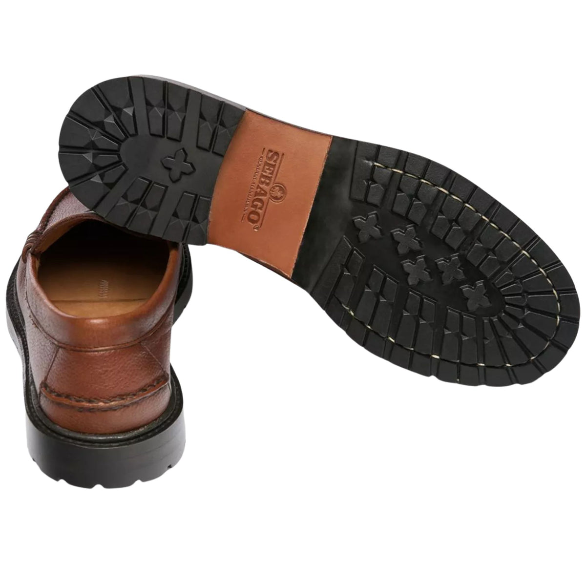 Sebago Dominic RRS Leather Loafers - Brown
