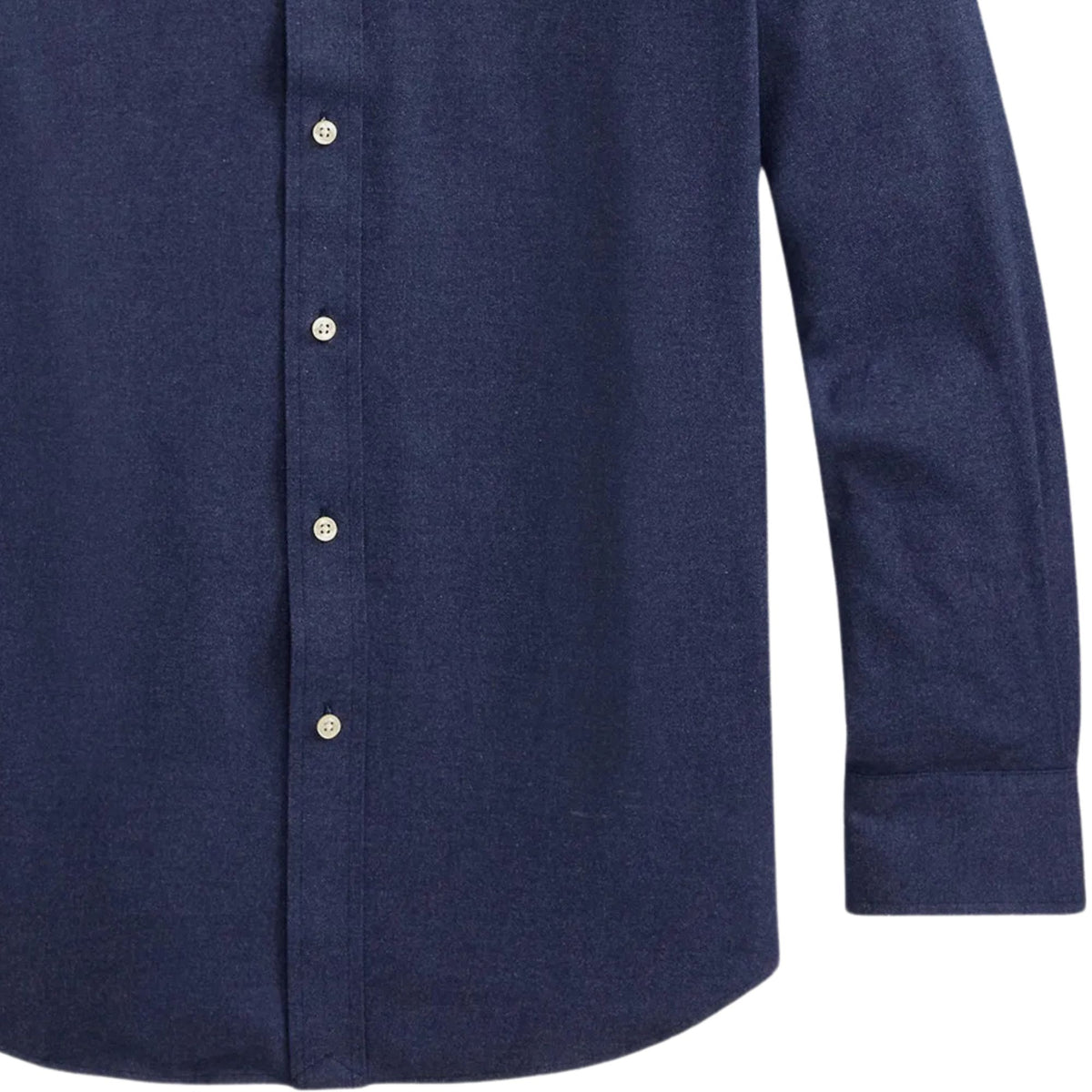 Polo Ralph Lauren Embroidered-logo Long Sleeve Shirt - Navy