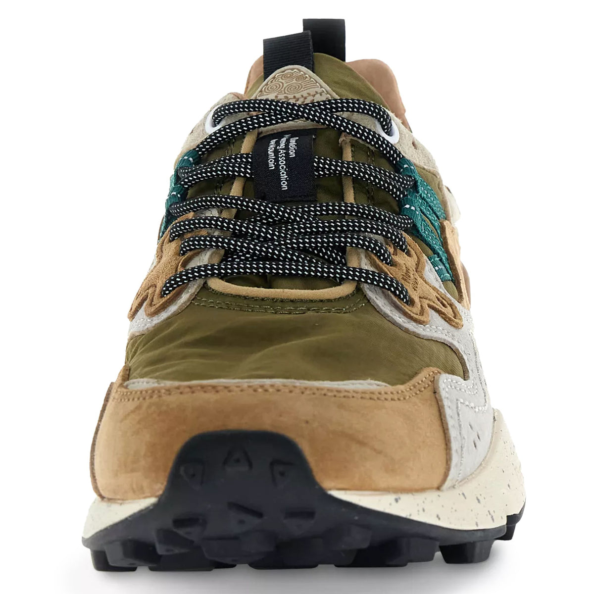 Flower Mountain Yamano 3 Man Trainers - Cream/Brown/Taupe