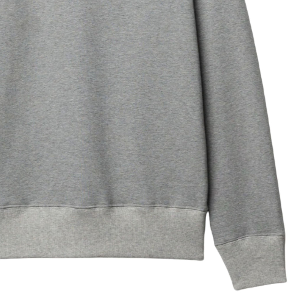 Merz b. Schwanen 3M46 Mid-Century Machine Fleece Classic Fit Sweatshirt - Grey Mel